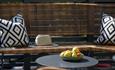 Outdoor living area on balcony at Eversley Apartment, Shanklin Villa, apartments, Isle of Wight, Self catering