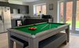 Isle of Wight, Accommodation, Self Catering, Totland, Kitchen, Dining, Pool Table