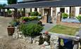 Outside view of cottages at Middle Barn Farm, self-catering, Isle of Wight