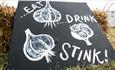 Eat, drink, stick garlic board at the Isle of Wight Garlic Festival, what's on, event, Newchurch