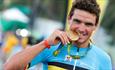 Greg Van Avermaet with medal, Joyride Festival, Isle of Wight, cycling, wellness, health & wellbeing, food, music, what's on, event