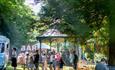 Festival goers enjoying Ventnor Fringe at Ventnor Park, Isle of Wight, art festival, event, what's on - Image credit: Julian Winslow