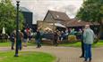Isle of Wight, IW Homes & Interiors Show, East Afton Farmhouse, Visitors at the Show