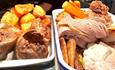 Roasts at the Crown & Bear, pub, Isle of Wight, eat & drink