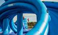Figure of 8 slide at the Isle of Wight Aqua Park, Tapnell Farm, Isle of Wight, Things to Do