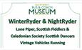 WinterRyder & NightRyder poster, Isle of Wight Bus & Coach Museum event, Ryde, what's on