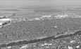 Aerial view of 1970 Isle of Wight Festival, what's on, exhibition - photo credit: Peter Bull