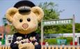 Isle of Wight, Things to Do, Isle of Wight Steam Railway, Teddy Bear Day, Image of station master teddy bear at Haven Street Station
