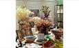 Isle of Wight, Shopping, Interior Design, Jack Thompson, Cowes, High Street, dried flowers, photo frames, ceramics and candles on tables
