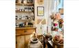 Isle of Wight, Shopping, Interior Design, Jack Thompson, Cowes, High Street, dried flowers and jars on side table and sideboard