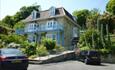 Outside view of St Maur and parking spaces, B&B, Ventnor