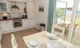Kitchen & dining area at Delaware, holiday cottage, self catering, Yarmouth, Isle of Wight