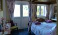 Four poster bed at The Hermitage, bed and breakfast, Isle of Wight.
