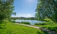 View of the lakes at Nettlecombe Farm, self catering, Isle of Wight