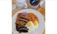 Isle of Wight, Eating Out, Little Fox's Cafe. Bembridge, Full English