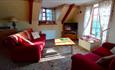 Living area at 2 The Granary, self-catering, Isle of Wight