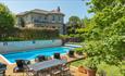 Isle of Wight, Accommodation, Self Catering, Luccombe Villa, Pool