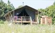 Tent at Sibbecks Farm Glamping, Self-catering, Isle of WightSibbekc