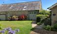 Outside view of The Barn at Buddle Place, self catering, Niton Isle of Wight