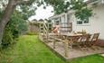 Isle of Wight, Accommodation, Self Catering, Bembridge, Pebble Beach, Decking and Outside Dining