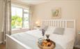 Isle of Wight, Accommodation, Self Catering, Bembridge, Pebble Beach, Double Bedroom with Breakfast Tray