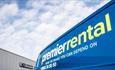 Van outside Premier Rental, Isle of Wight, car hire, van hire