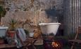 Isle of Wight, Accommodation, Self Catering, Unique, Yurt, Glamping, Bath tubs, Puckaster Cove Glamping