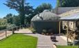Isle of Wight, Accommodation, Self Catering, Unique, Yurt, Glamping, Exterior Image, Puckaster Cove Glamping
