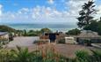 Isle of Wight, Accommodation, Self Catering, Unique, Yurt, Glamping, Exterior Image, Sea Views 
