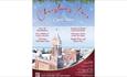 Quarr Abbey Christmas Fair poster, Isle of Wight, festive event, what's on