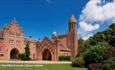 Outside view of Quarr Abbey, Ryde, Isle of Wight, things to do, history, family, island life