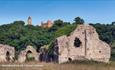 Ruins at Quarr Abbey, Ryde, Isle of Wight, things to do, history, family, island life