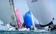 Yachts racing to Ryde, Round the Island Race, Isle of Wight, Credit: Paul Wyeth