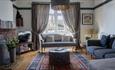 Isle of Wight, Accommodation, Self Catering, Regent Street Townhouse, Living room with large leaded window.