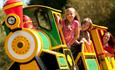 Family on train at Robin Hill - Things to Do, Isle of Wight.