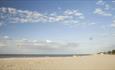 Kitesurfers in the sea at Ryde beach, Isle of Wight, Things to Do