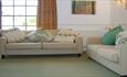 Living room at The Garden Apartment, Strand House, self catering, Isle of Wight