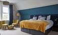 Inside view of Compton bedroom at Sentry Mead, Totland, Isle of Wight, coastal B&B, accommodation