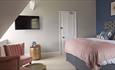 Inside view of Ventnor bedroom at Sentry Mead, Totland, Isle of Wight, coastal B&B, accommodation