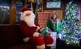 Isle of Wight, Things to Do, Christmas Events, Santa Specials Steam Railway, Havenstreet, Ryde, Santa and Elf