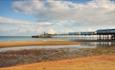 View of Sandown Pier on the beach, Isle of Wight, Things to Do