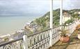 Isle of Wight, Accommodation, Seacliff, Ventnor, Sea and town views from Balcony
