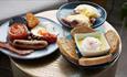 Full English breakfast at Sentry Mead, Totland, hotel