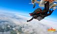 Isle of Wight, Things to do, Sky Dive, Sandown, just leaving the plane