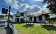 Isle of Wight, Food and Drink, Eating Out, Sportsman's Rest, Porchfield, Nr Newport, front of village pup