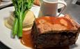 Isle of Wight, Food and Drink, Eating Out, Sportsman's Rest, Porchfield, Nr Newport, pie and mash