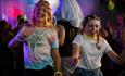 Children dancing at Tapnell Farm Park, Isle of Wight, Summer fun, family, children's events, what's on, party, activities, attraction, animals