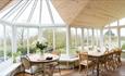 Conservatory at Tapnell Manor, Self-catering, West Wight, Isle of Wight