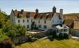 Outside rear view of Tapnell Manor, Self-catering, West Wight, Isle of Wight