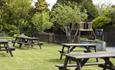 Isle of Wight, Eating Out, Food and Drink, The Taverners, GODSHILL, Garden